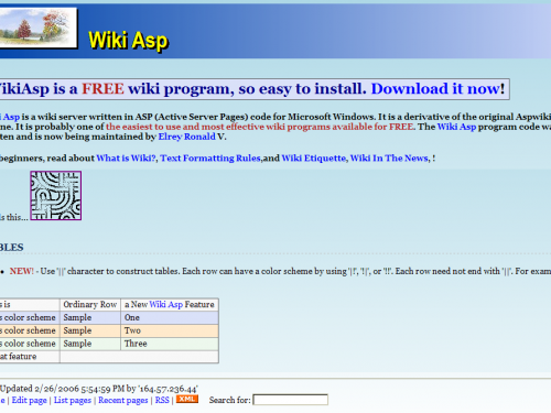 WikiASP Screenshot